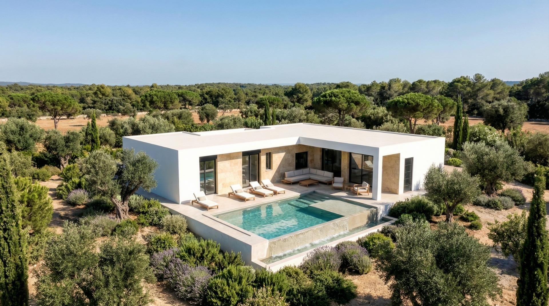 Villa i Pinoso, Alicante, Spanien 3 sovrum, 140 kvm. Nr. 193351
