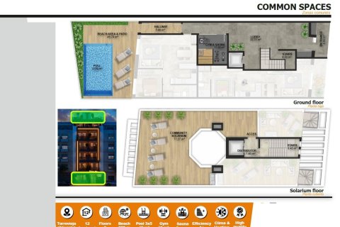 Wohnung zum Verkauf in Torrevieja, Alicante, Spanien 1 Schlafzimmer, Nr. 180725 - Foto 24