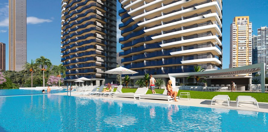 Apartment in Benidorm, Alicante, Spain 2 bedrooms, 109 sq.m. No. 134651