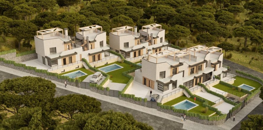 Villa i Polop, Alicante, Spanien 3 sovrum, 121 kvm. Nr. 171883