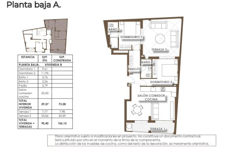 Apartament w Torrevieja, Alicante, Hiszpania 1 sypialnia, 50 mkw. nr 151703 – zdjęcie 11