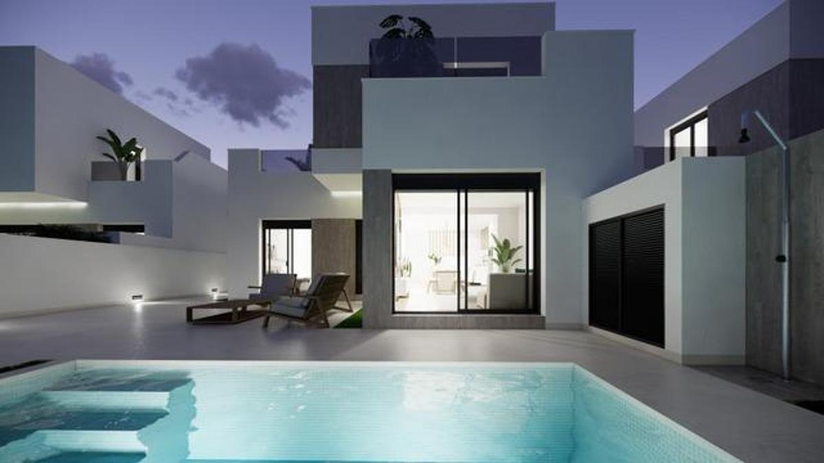 Villa in San Fulgencio, Alicante, Spain 3 bedrooms, 116 sq.m. No. 148899