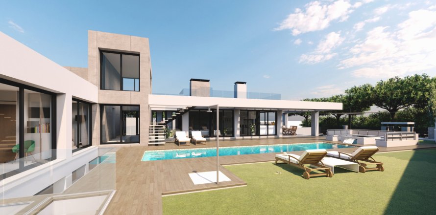 Villa a Mijas, Malaga, Spagna 6 camere da letto, 397 mq. N° 136104