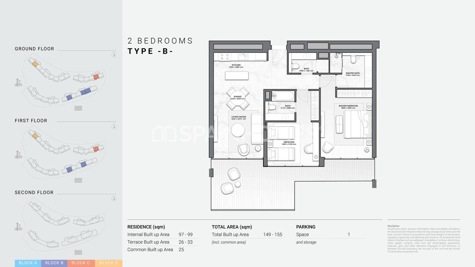 Apartamento en Casares, Málaga, España 4 dormitorios, 195 m2 No. 139771