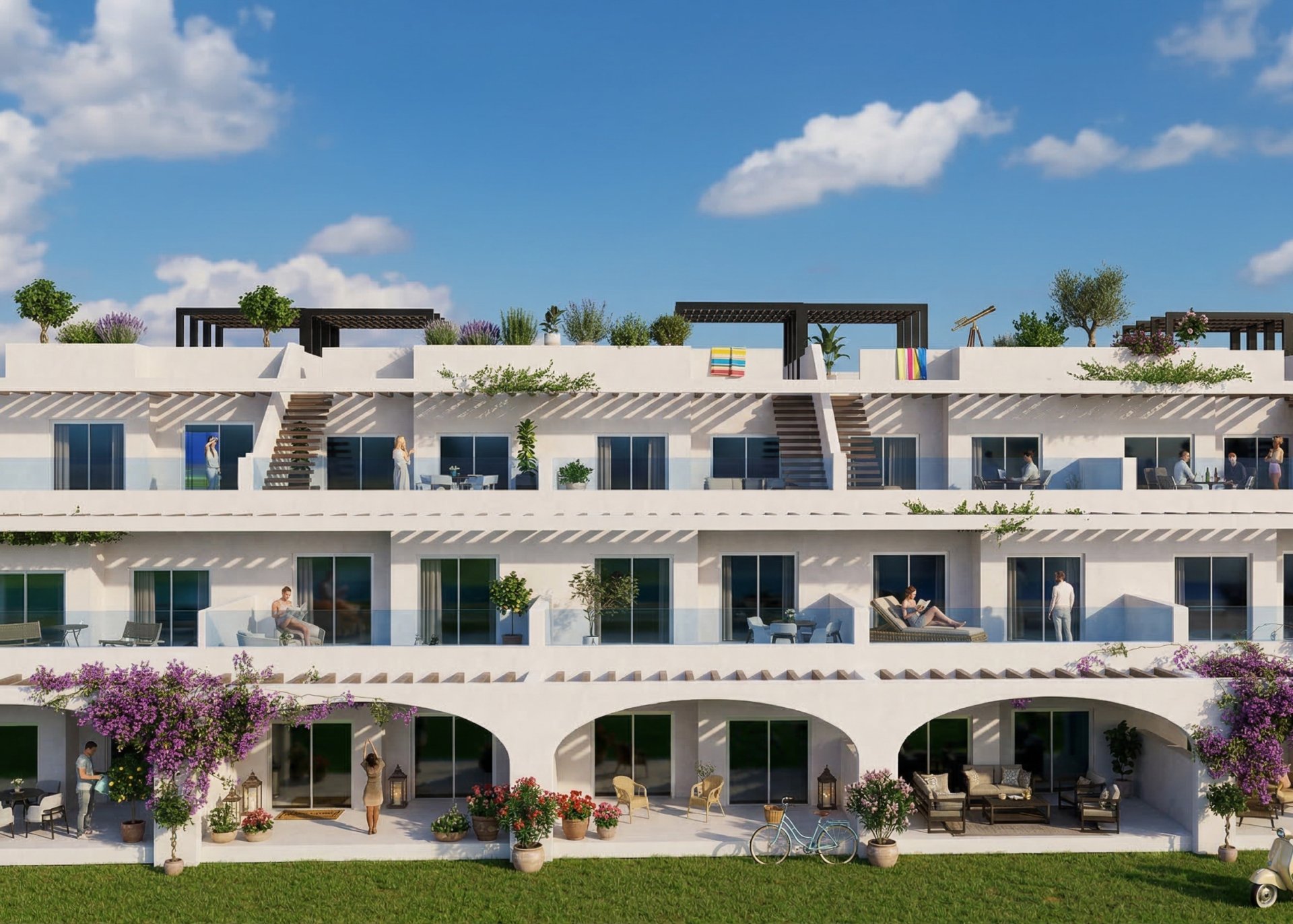 Apartament w Almeria, Hiszpania 2 sypialnie, 87 mkw. nr 194905