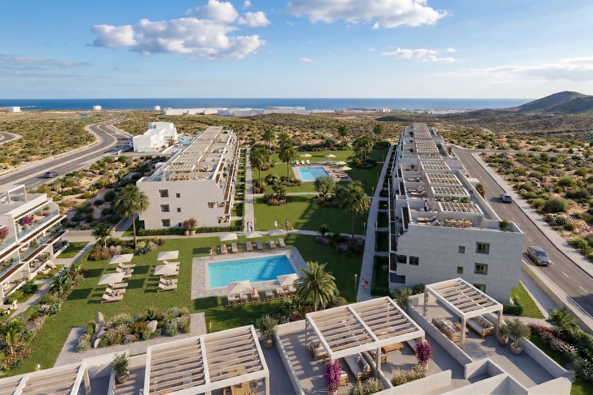 Apartament w Almeria, Hiszpania 2 sypialnie, 87 mkw. nr 194905