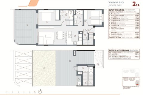 Penthouse w Torrevieja, Alicante, Hiszpania 2 sypialnie, 77 mkw. nr 187090 – zdjęcie 19