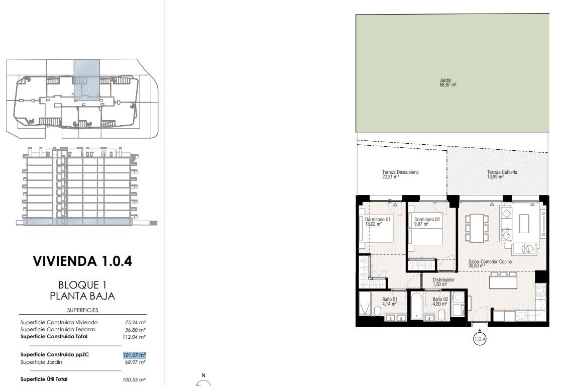 Apartment in Villajoyosa, Alicante, Spain 2 bedrooms, 112 sq.m. No. 182687