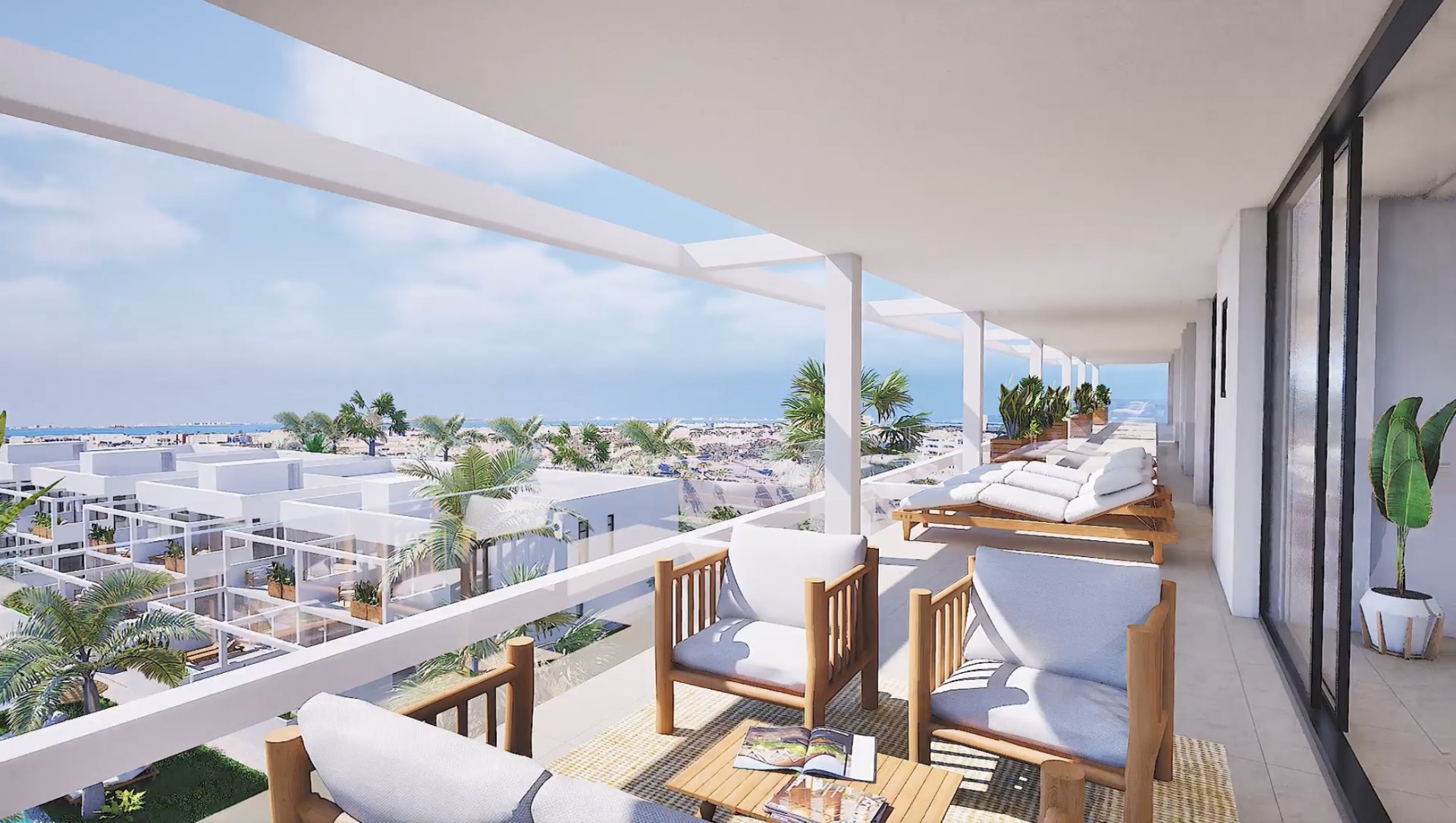 Apartament w La Manga del Mar Menor, Murcia, Hiszpania 2 sypialnie, 118 mkw. nr 136542