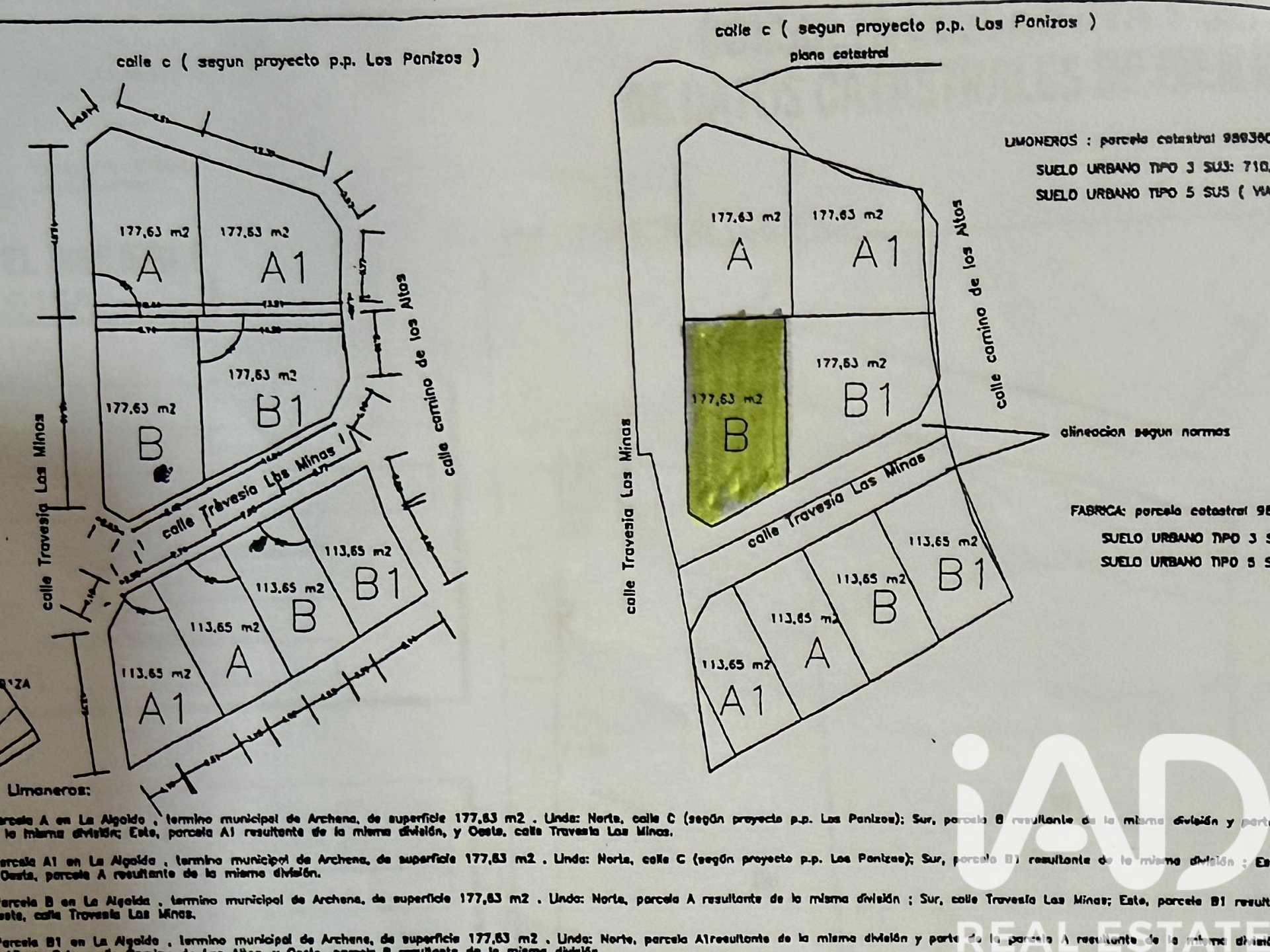 Parcela en Archena, Murcia, España 114 m2 No. 184841