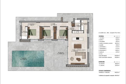 Villa pārdošanā Pinoso, Alicante, Spānijā 3 istabas, 120 m2 Nr. 189036 - attēls 21
