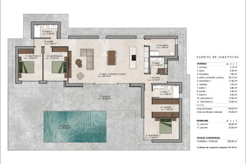 Villa zum Verkauf in Pinoso, Alicante, Spanien 3 Schlafzimmer, 170 m2 Nr. 189034 - Foto 20