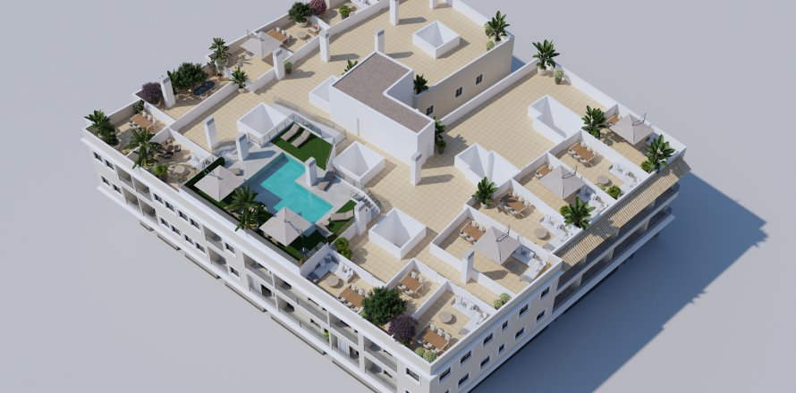 Lägenhet i Algorfa, Alicante, Spanien 2 sovrum, 79 kvm. Nr. 183167