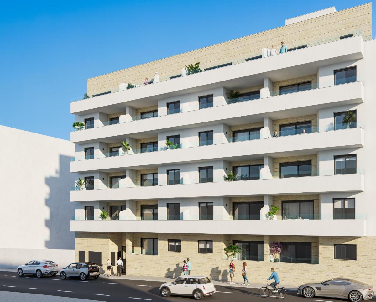 Huoneisto Torrevieja, Alicante, Espanja 1 makuuhuone, 60 m2 No. 183769