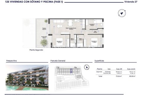 Penthauss pārdošanā San Pedro del Pinatar, Murcia, Spānijā 3 istabas, 68 m2 Nr. 144608 - attēls 24