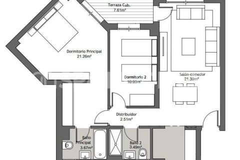 Ático en venta en Vélez-Málaga, Málaga, España 2 dormitorios, 104 m2 No. 107058 - foto 5