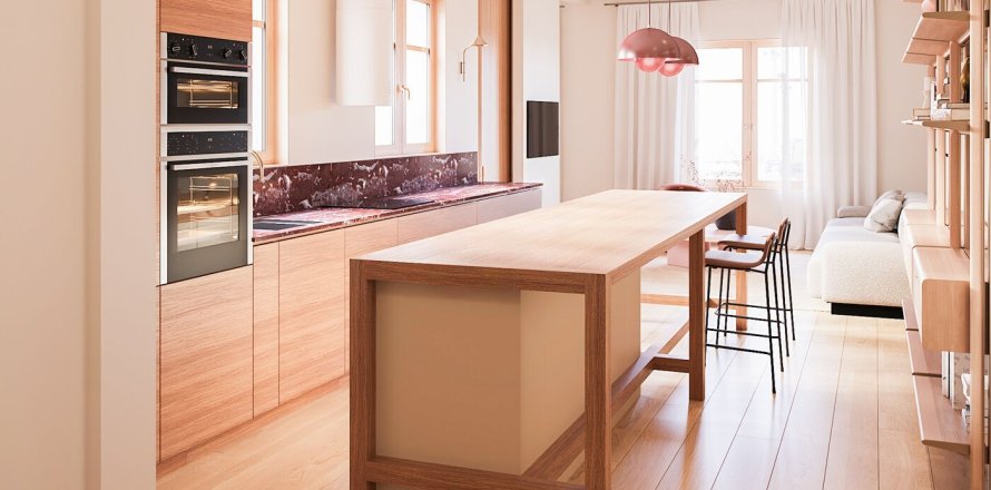 Apartamento en Barcelona, España 3 dormitorios, No. 140969