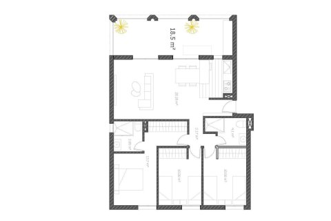 Huoneisto myytävänä Villajoyosa, Alicante, Espanja, 3 makuuhuonetta, 83 m2 No. 170857 - kuva 9