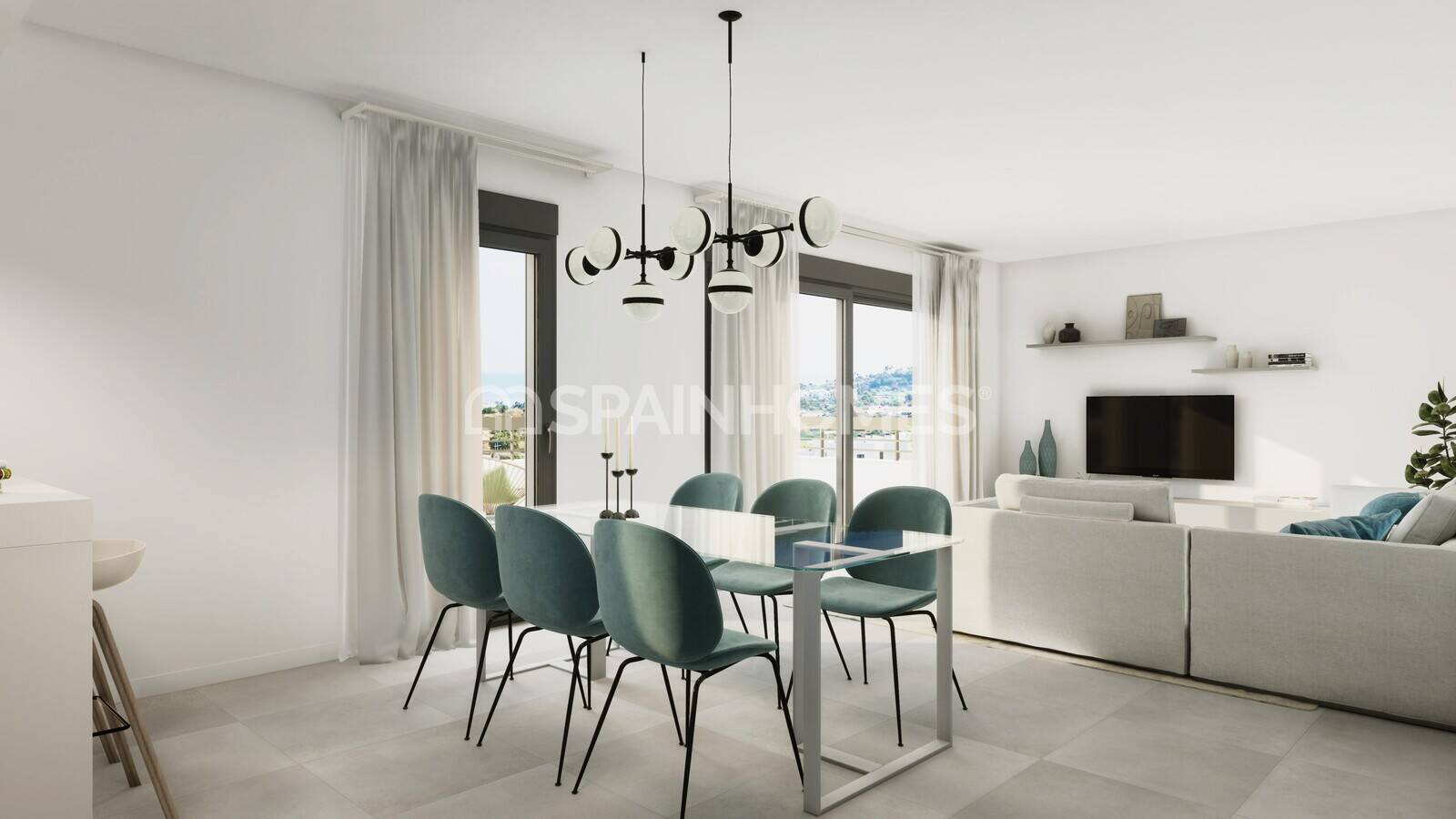 Penthauss Estepona, Malaga, Spānijā 2 istabas, 98 m2 Nr. 168004