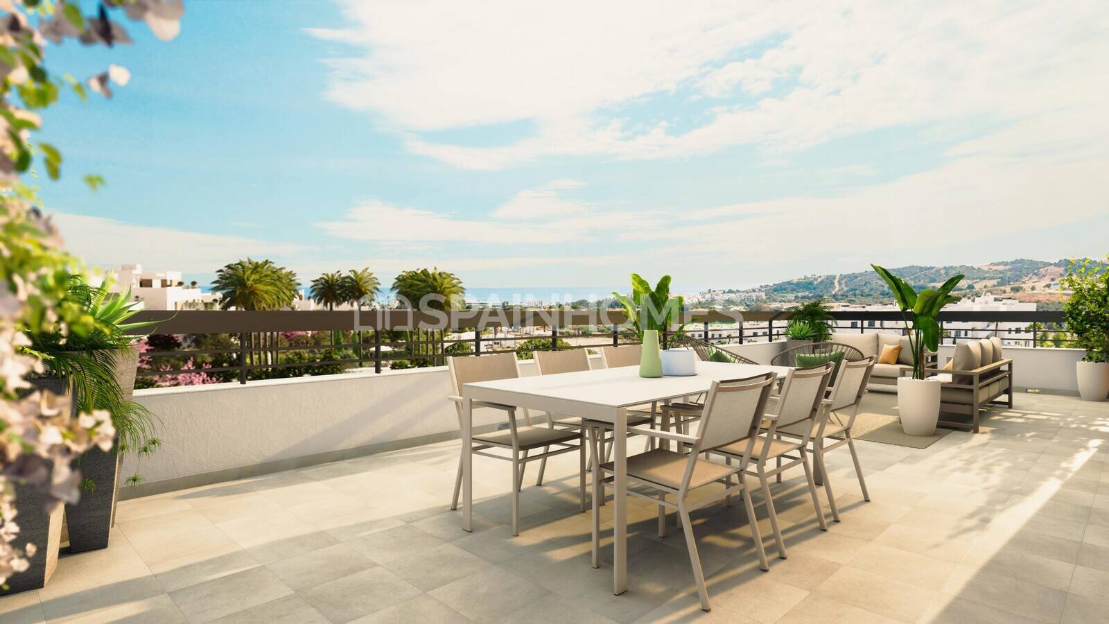 Penthauss Estepona, Malaga, Spānijā 2 istabas, 98 m2 Nr. 168004