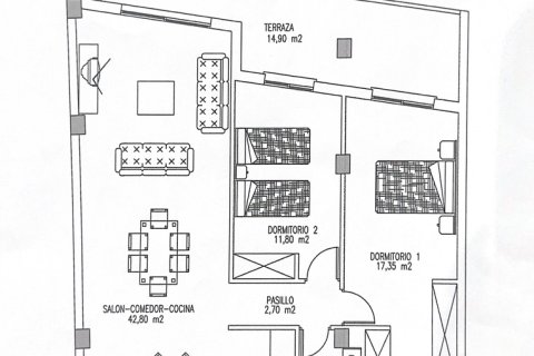 Apartment for sale in Torrevieja, Alicante, Spain 2 bedrooms, 92 sq.m. No. 144421 - photo 18