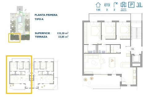 Huoneisto myytävänä San Pedro del Pinatar, Murcia, Espanja, 3 makuuhuonetta, 133 m2 No. 171198 - kuva 5