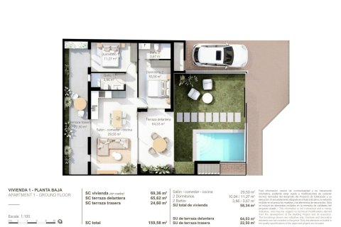 Bungalow for sale Lo Pagan, Murcia, Spain 2 bedrooms, 69 sq.m. No. 137614 - photo 19