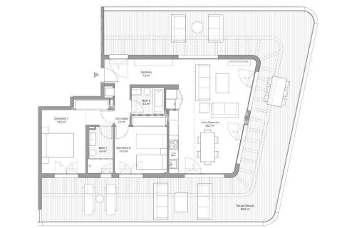 Penthauss pārdošanā Torremolinos, Malaga, Spānijā 2 istabas, 77 m2 Nr. 164835 - attēls 13
