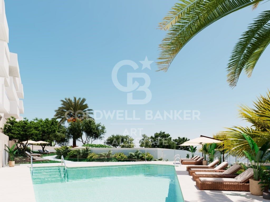Appartamento a Mijas, Malaga, Spagna 2 camere da letto, 87 mq. N° 157387