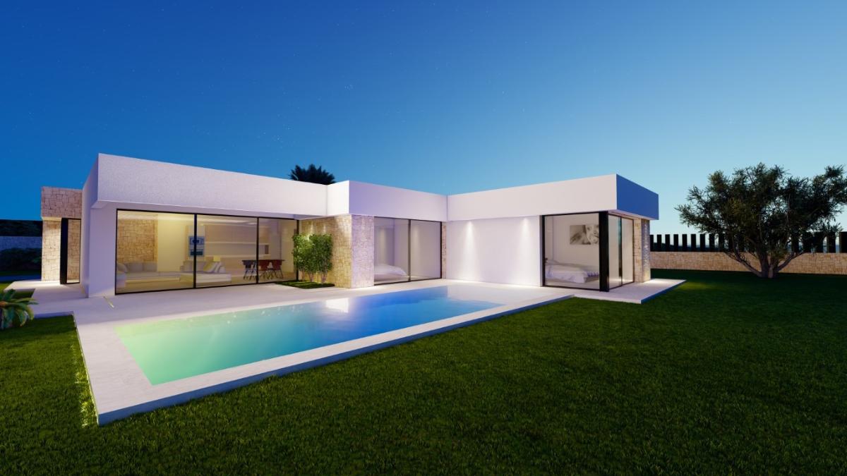 Villa i Calpe, Alicante, Spanien 3 sovrum, 167 kvm. Nr. 80786