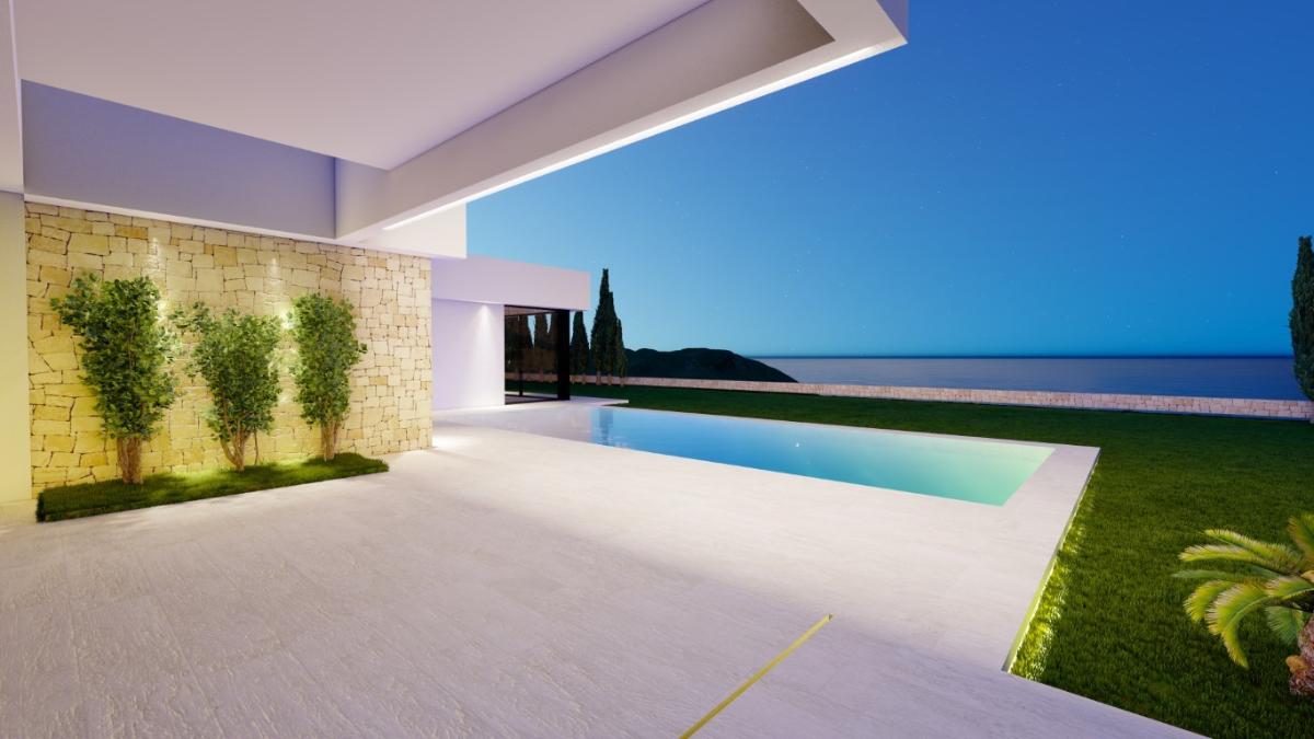 Villa i Calpe, Alicante, Spanien 3 sovrum, 167 kvm. Nr. 80786