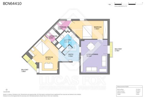 Продажа квартиры в Барселона, Испания 2 спальни, 80м2 №150266 - фото 20