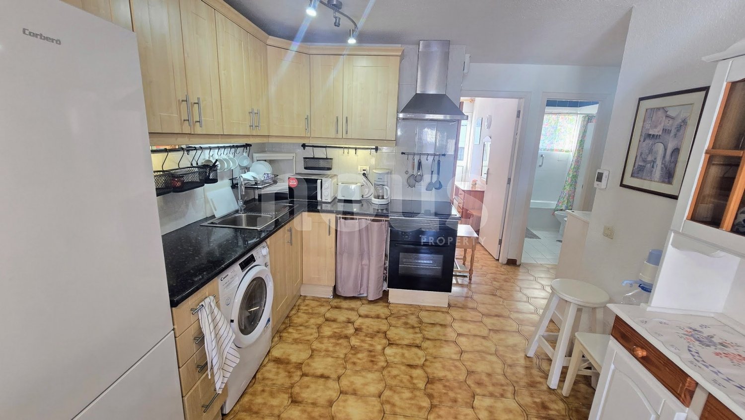 Huoneisto Los Cristianos, Tenerife, Espanja 2 makuuhuonetta, 46 m2 No. 155429
