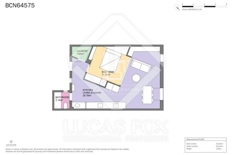 Lägenhet till salu i Barcelona, Spanien 1 sovrum, 53 kvm. Nr. 150422 - foto 27