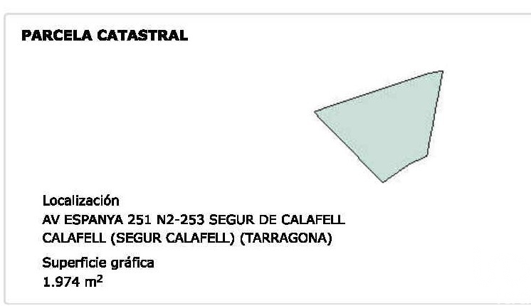 Parcela en Segur de Calafell, Tarragona, España 1974 m2 No. 153643