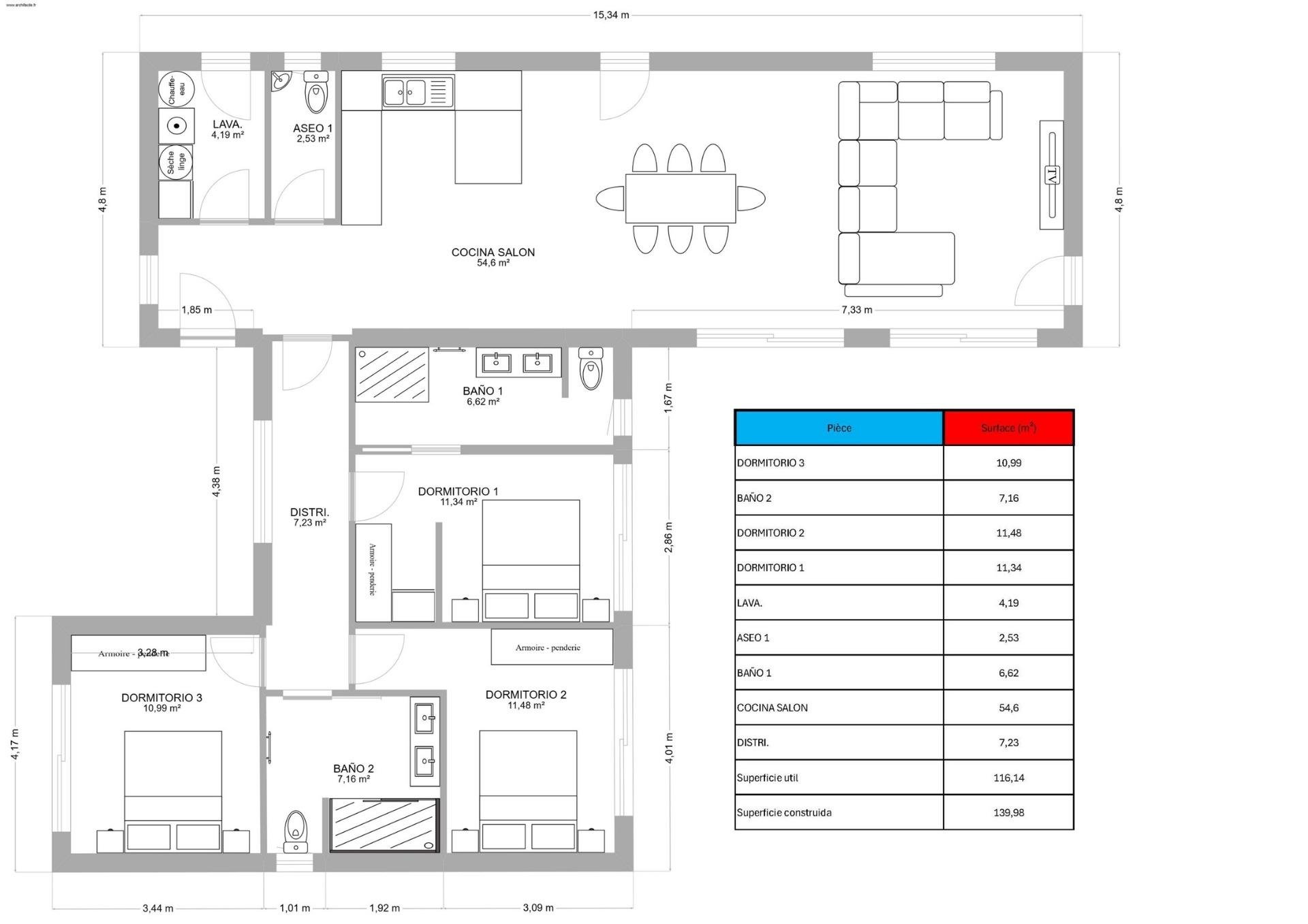 Villa Aspe, Alicante, Spānijā 3 istabas, 140 m2 Nr. 193400