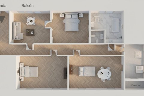 Apartment à vendre à Valencia, Espagne, 3 chambres, 73 m2 No. 147637 - photo 19