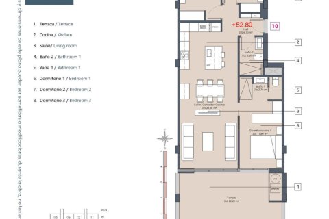 Lägenhet till salu Ciudad Quesada, Alicante, Spanien 3 sovrum, 90 kvm. Nr. 137135 - foto 13