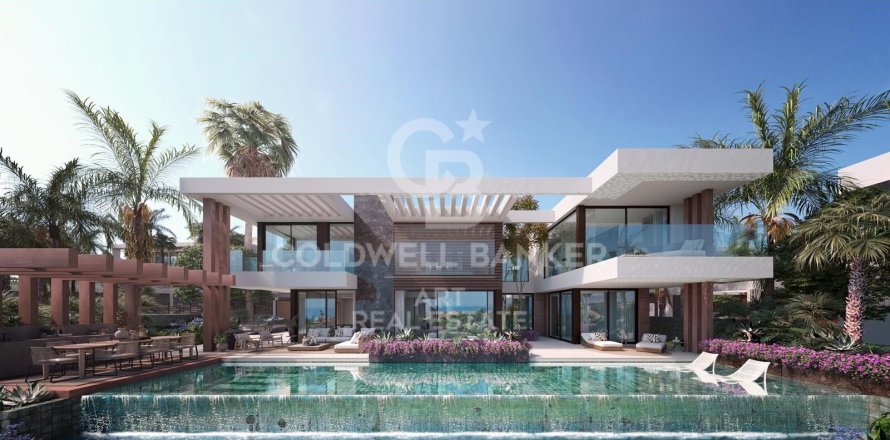 Villa i Marbella, Malaga, Spanien 5 sovrum, 488 kvm. Nr. 159172