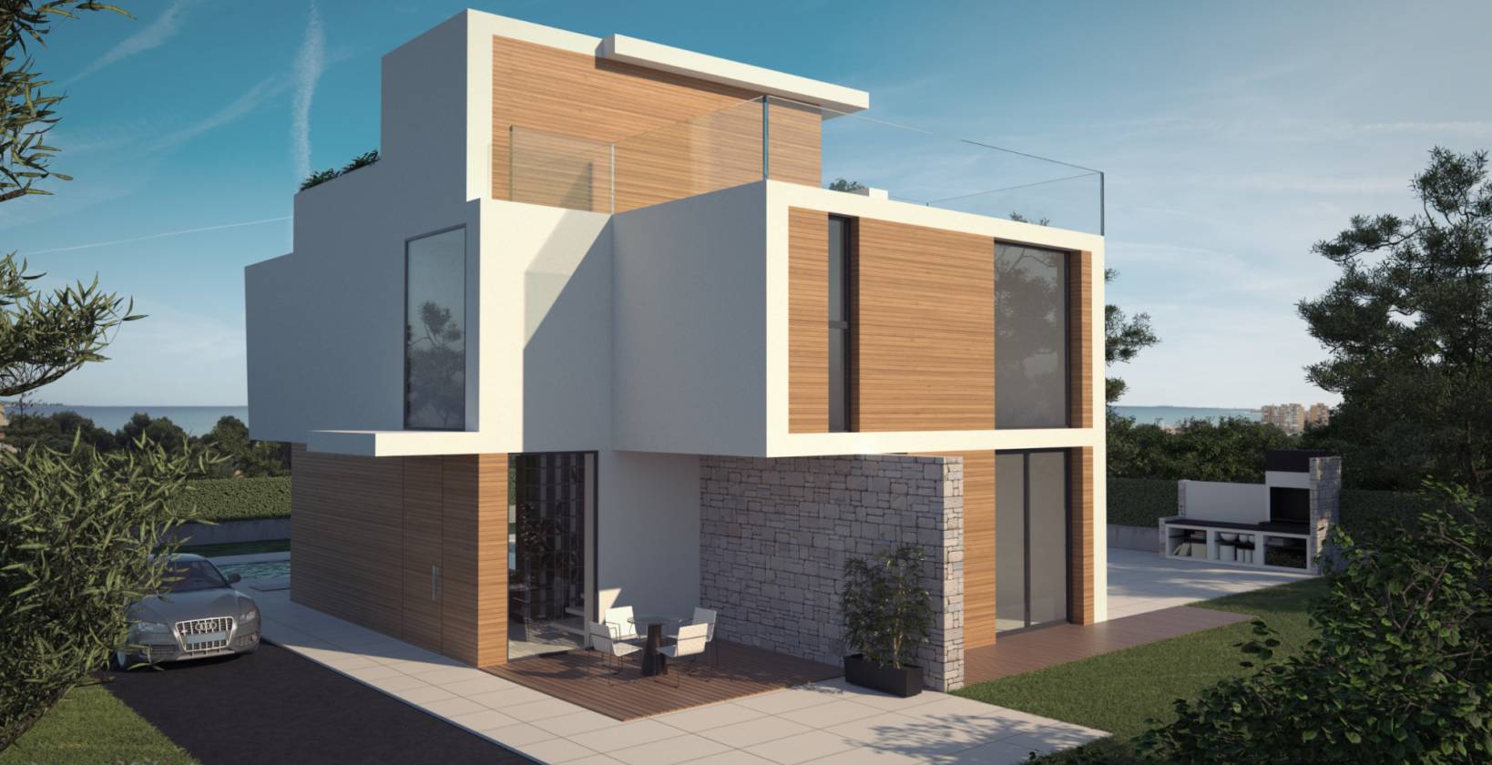 Вилла в Дехеса де Кампоамор, Аликанте, Испания 4 спальни, 370м2 №147330
