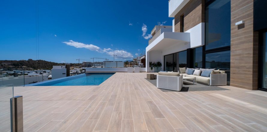 Villa Finestrat, Alicante, Spanien 4 sovrum, 486 kvm. Nr. 114348