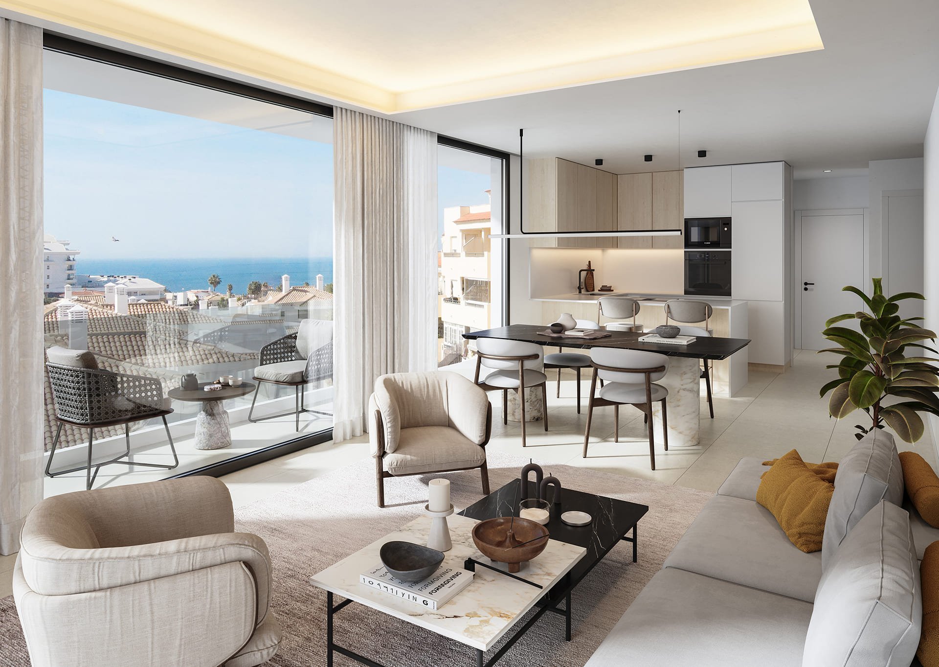 Lägenhet i Fuengirola, Malaga, Spanien 2 sovrum, 91 kvm. Nr. 134702