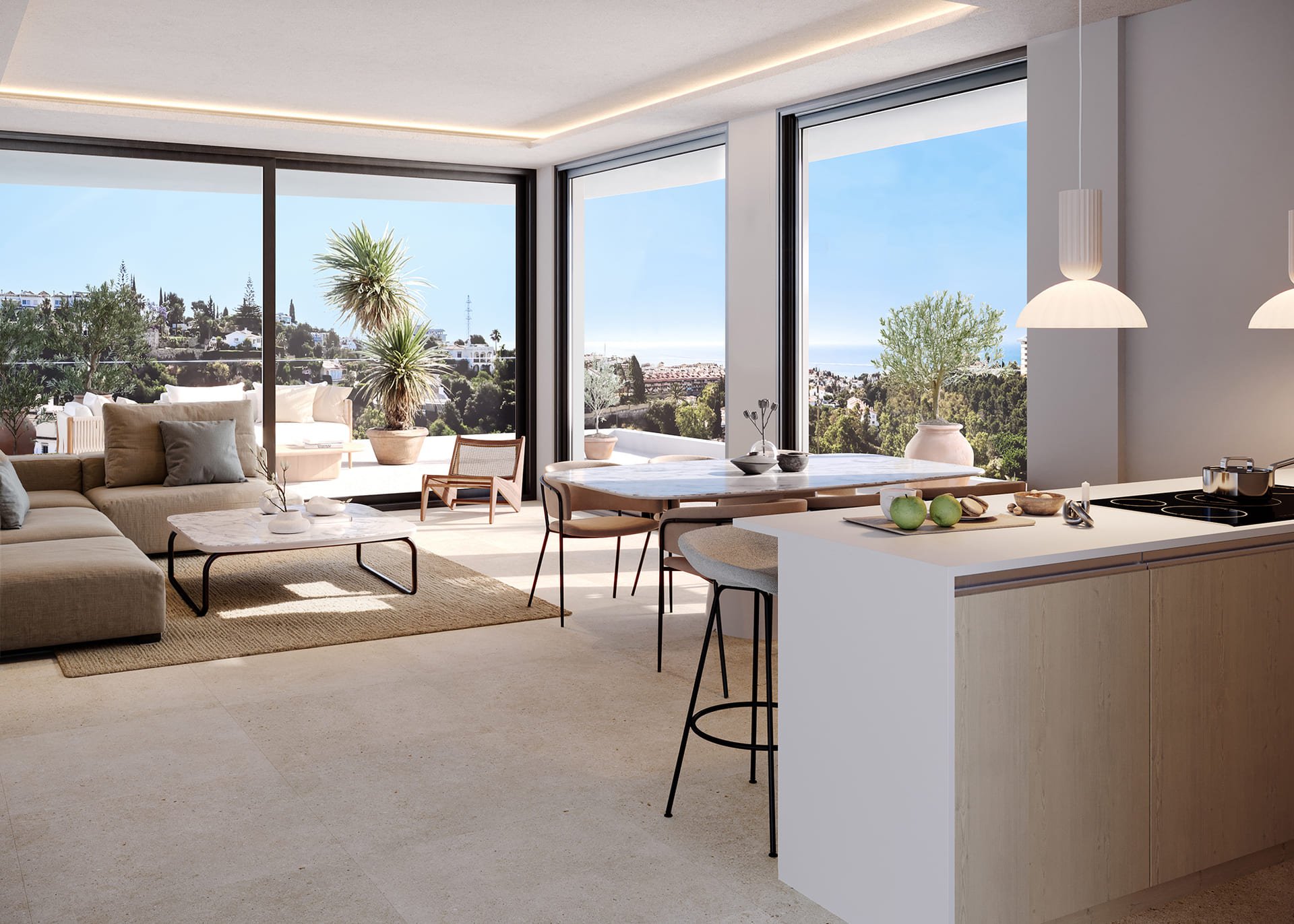 Lägenhet i Fuengirola, Malaga, Spanien 2 sovrum, 91 kvm. Nr. 134702