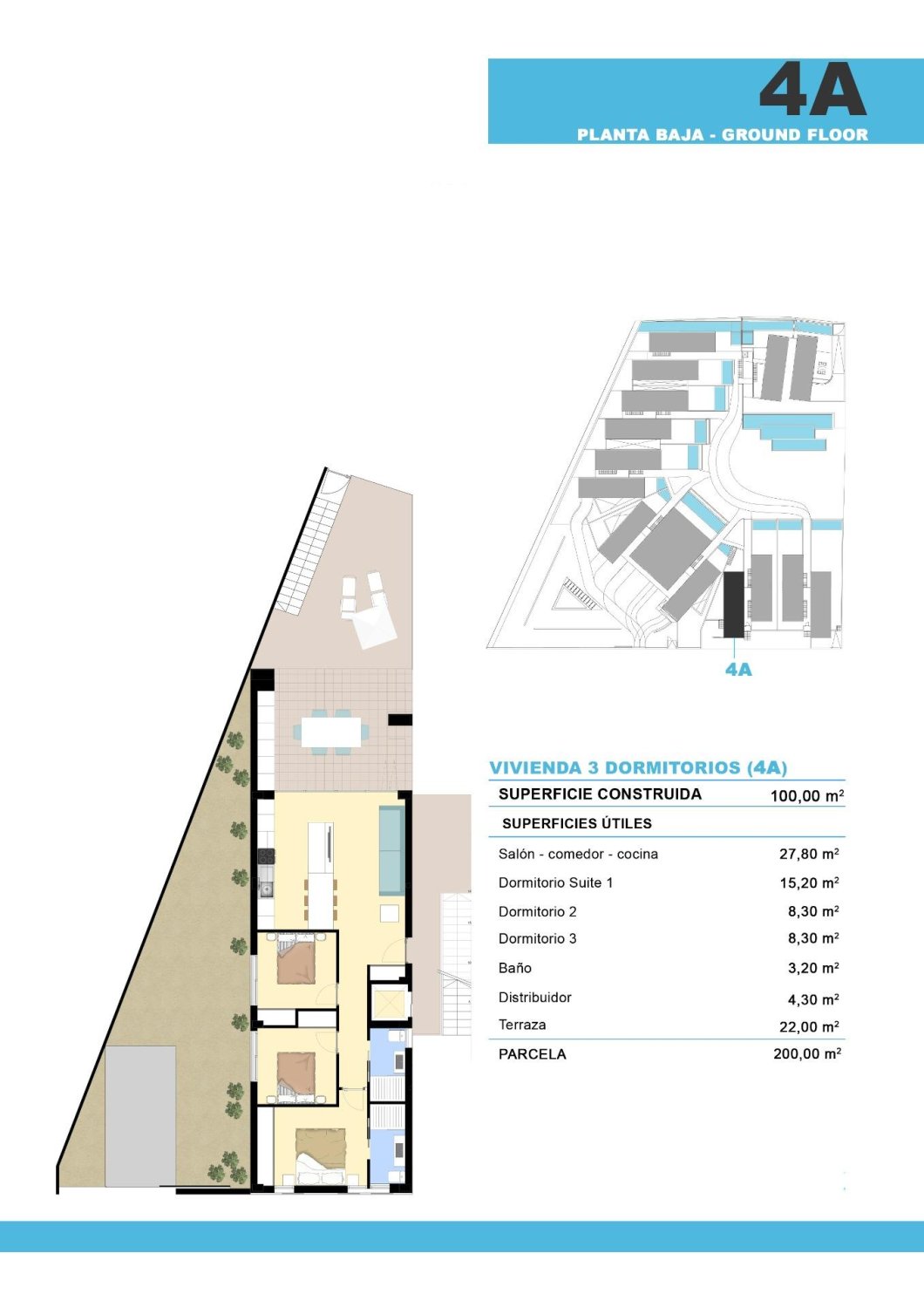 Bungalow à Ciudad Quesada, Alicante, Espagne 3 chambres, 80 m2 No. 165253