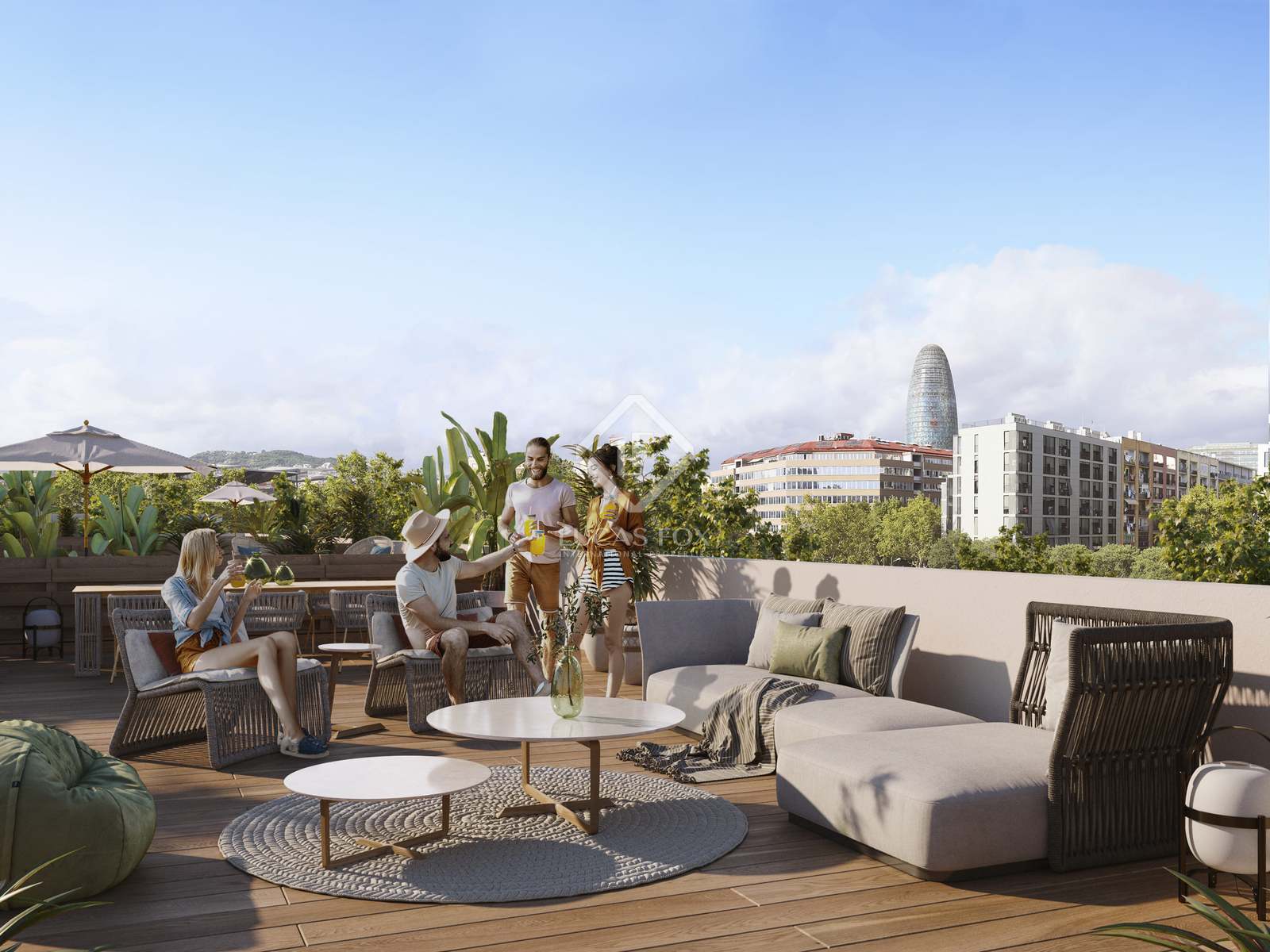 Apartment in Barcelona, Spain 1 bedroom, 59 sq.m. No. 192618