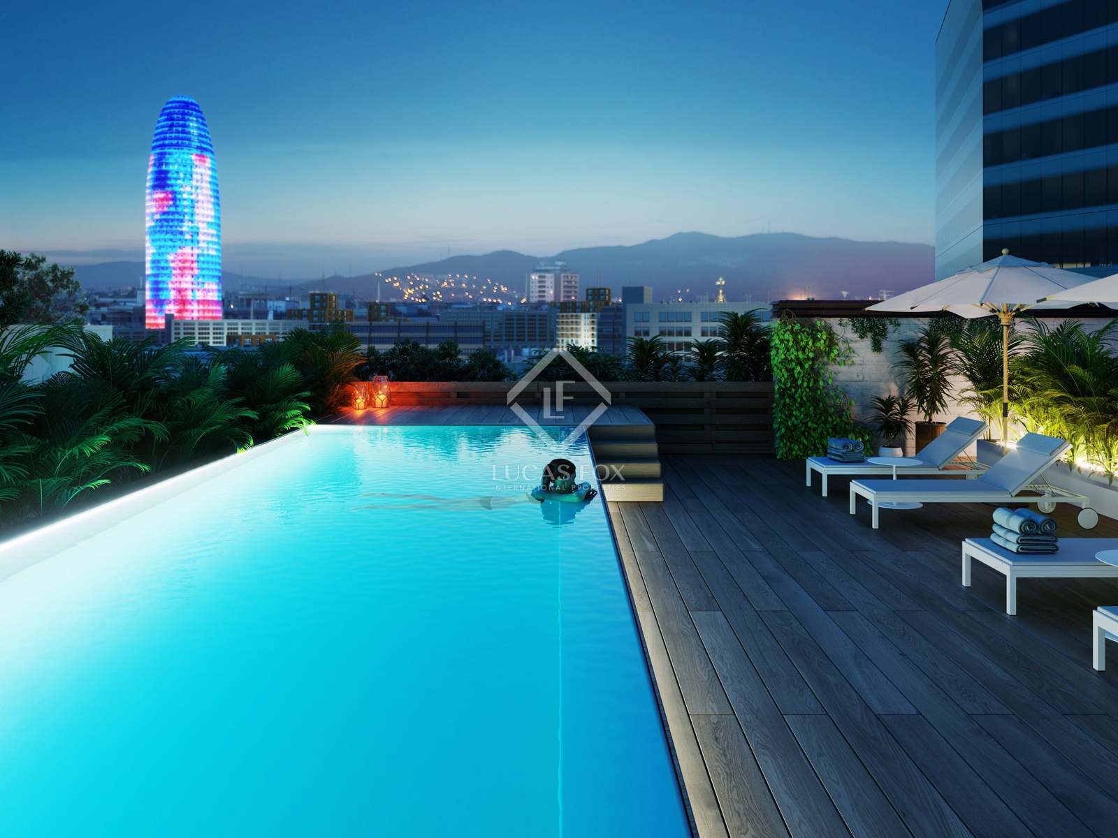 Apartment in Barcelona, Spain 1 bedroom, 59 sq.m. No. 192618