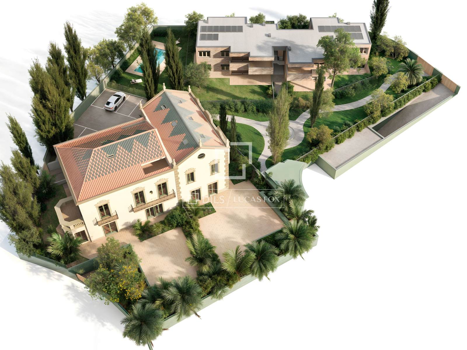 Huvila Sant Just Desvern, Barcelona, Espanja 4 makuuhuonetta, 314 m2 No. 150634