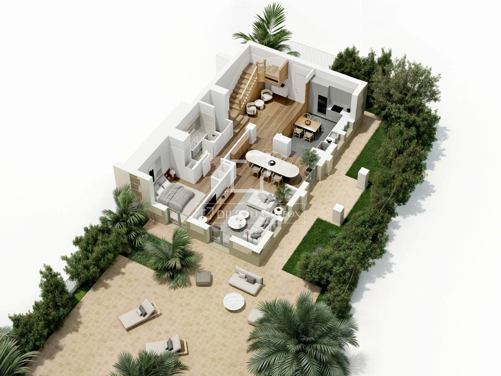 Huvila Sant Just Desvern, Barcelona, Espanja 4 makuuhuonetta, 314 m2 No. 150634