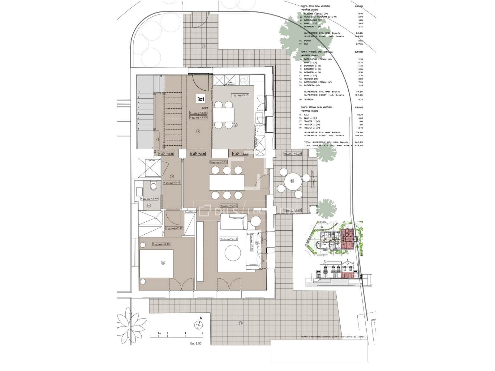 Huvila Sant Just Desvern, Barcelona, Espanja 4 makuuhuonetta, 314 m2 No. 150634