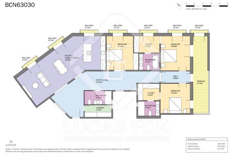 Penthouse w Barcelona, Hiszpania 3 sypialnie, 185 mkw. nr 150629 – zdjęcie 28